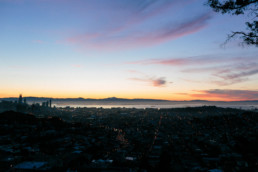 Sunrise Twin Peaks San Francisco Bay Area Photography